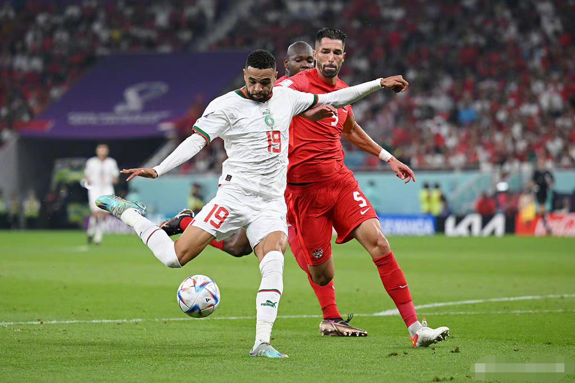 匈牙利队在与摩洛哥队的比赛中获胜