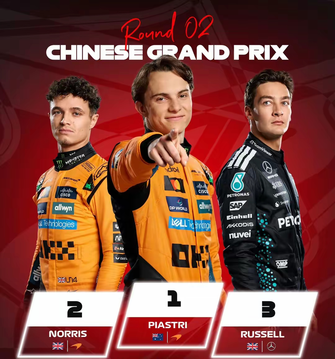 包含索伯车队逆转梅赛德斯，皮亚斯特里刷新纪录的词条