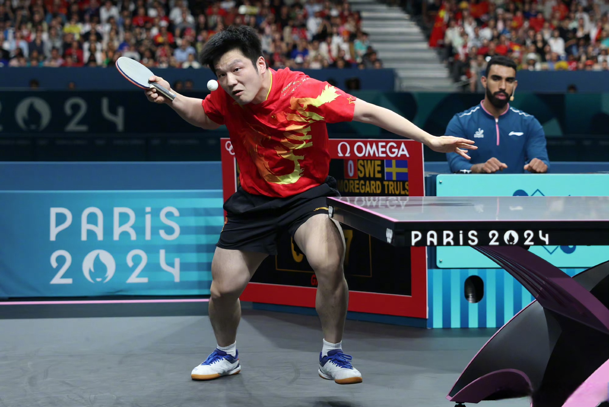 奥地利乒乓球队完胜英国乒乓球队，马龙爆发神勇的简单介绍