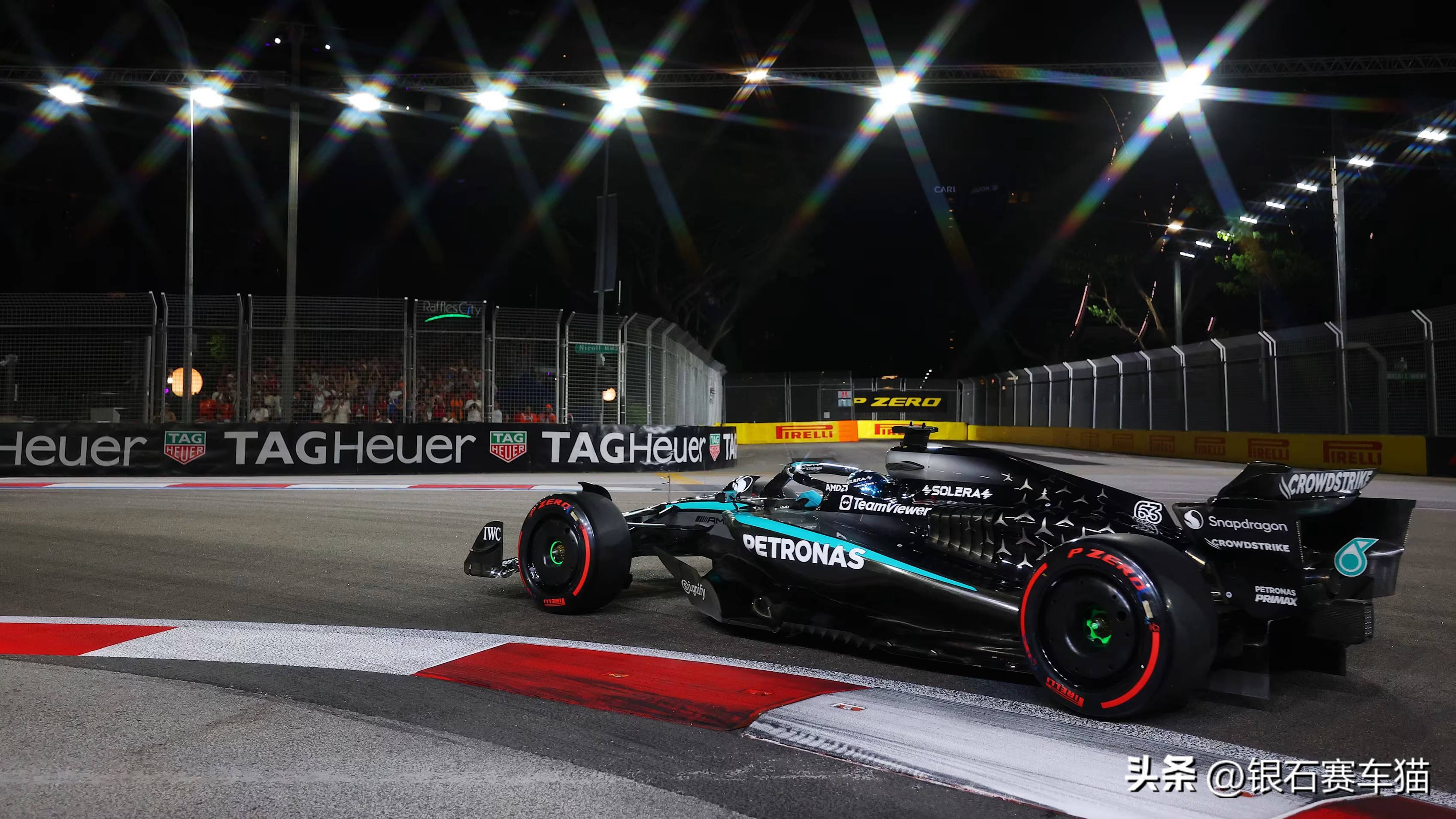 关于梅赛德斯险胜迈凯伦，诺里斯高光表现的信息